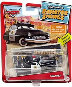 pixar disney cars 1:55 scale sheriff, welcome to radiator springs