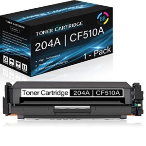 1 pack 204a | cf510a (black) compatible high yield toner cartridge replacement for hp laser jet m154a m154nw m180n m181fw m181fdw m180nw printers,sold by thurink.