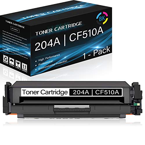 1 Pack 204A | CF510A (Black) Compatible High Yield Toner Cartridge Replacement for HP Laser Jet M154a M154nw M180n M181fw M181fdw M180nw Printers,Sold by Thurink.