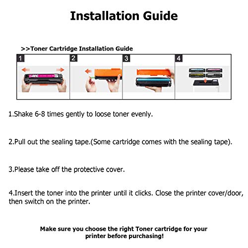 1 Pack 204A | CF510A (Black) Compatible High Yield Toner Cartridge Replacement for HP Laser Jet M154a M154nw M180n M181fw M181fdw M180nw Printers,Sold by Thurink.