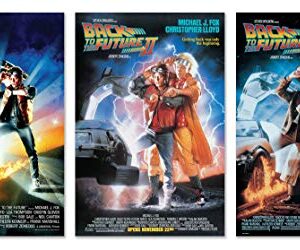 POSTER STOP ONLINE Back To The Future I, II & III - Movie Poster Set (Regular Styles) (Size 24 x 36 each)