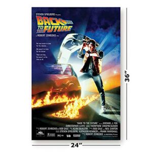 POSTER STOP ONLINE Back To The Future I, II & III - Movie Poster Set (Regular Styles) (Size 24 x 36 each)