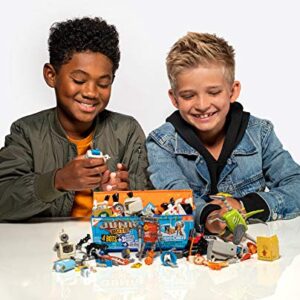 HEXBUG JUNKBOTS - Industrial Dumpster Assortment Kit - Surprise Toys in Every Box LOL with Boys and Girls - Alien Powered Toys for Kids - 50+ Pieces of Action Construction Figures - for Ages 5 and Up