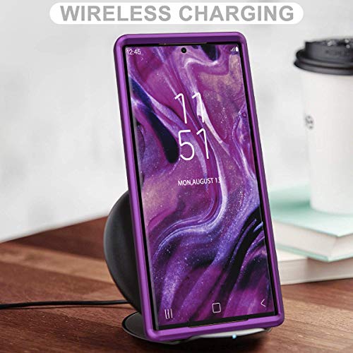 WeLoveCase for Galaxy Note 20 Ultra Case, Cover 3 in 1 Full Body Heavy Duty Protection Hybrid Shockproof TPU Bumper Protective Case for Samsung Galaxy Note 20 Ultra 6.9inch Purple