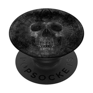 skull lovers gift popsockets popgrip: swappable grip for phones & tablets