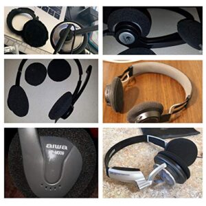 HONBAY 12PCS Replacement Earphone Sponge Pads Headphone Headset Covers (5cm/2inch)
