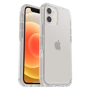 otterbox symmetry clear series, clear confidence for apple iphone 12 mini - plastic - shock-absorbent - clear