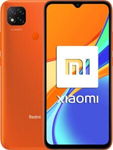 xiaomi redmi 9c - smartphone 6.53 ", 3 gb + 64 gb, dual sim, android 10.0, arancione (sunrise orange)
