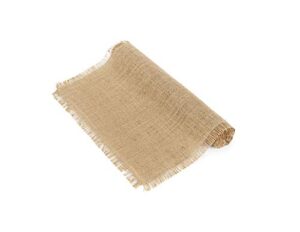 home·fsn burlap table runner, 100% jute vintage 14x72 inches table runner for wedding, parties, bbq's, everyday, holidays