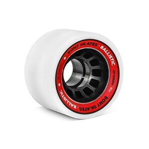 bont roller skates - ballistic roller skate wheel - derby indoor speed quad skating - pack of 8