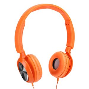 eboxer-1 3.5mm Port On Ear Gaming Headphone Portable Headset, Stereo Music Headset, Kids Headphones Gift for Kids PC Lartop Phone(Orange)