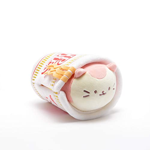 Anirollz x Nissin Cupnoodle Kittiroll 6" Blanket Plush Soft Squishy Stuffed Animal Kitty