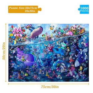 Puzzles for Adults 1000 Pieces Anime Jigsaw Puzzles 30x20 inches
