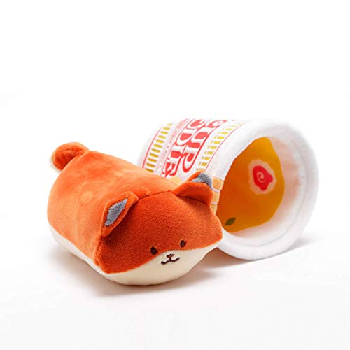 Anirollz x Nissin Cupnoodle Foxiroll 6" Blanket Plush Soft Squishy Stuffed Animal Fox