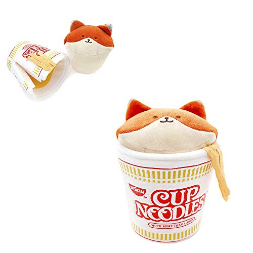 Anirollz x Nissin Cupnoodle Foxiroll 6" Blanket Plush Soft Squishy Stuffed Animal Fox