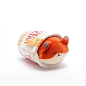 Anirollz x Nissin Cupnoodle Foxiroll 6" Blanket Plush Soft Squishy Stuffed Animal Fox