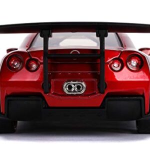 Jada 1:24 Diecast 2009 Nissan GT-R with Red Ranger Figure for Boys