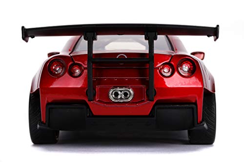 Jada 1:24 Diecast 2009 Nissan GT-R with Red Ranger Figure for Boys