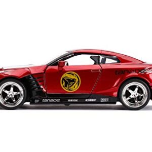 Jada 1:24 Diecast 2009 Nissan GT-R with Red Ranger Figure for Boys