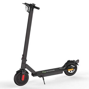 electric scooter 7.5ah long-range battery 8.5" pneumatic tires up to 15 miles range powerful 250w motor max speed 15.5 mph, ul certified adult foldable and portable e-scooter for commute & travel