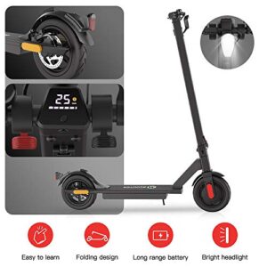 Electric Scooter 7.5AH Long-Range Battery 8.5" Pneumatic Tires Up to 15 Miles Range Powerful 250W Motor Max Speed 15.5 MPH, UL Certified Adult Foldable and Portable E-Scooter for Commute & Travel