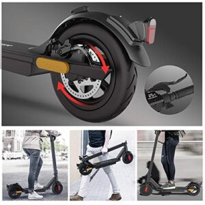 Electric Scooter 7.5AH Long-Range Battery 8.5" Pneumatic Tires Up to 15 Miles Range Powerful 250W Motor Max Speed 15.5 MPH, UL Certified Adult Foldable and Portable E-Scooter for Commute & Travel