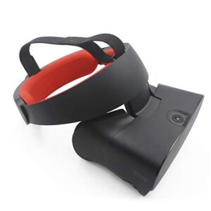 AMVR VR Front Foam & Rear Foam Silicone Protective Covers for Oculus Rift S Headset Sweatproof Waterproof Anti-Dirty Replacement Accessories (Red)