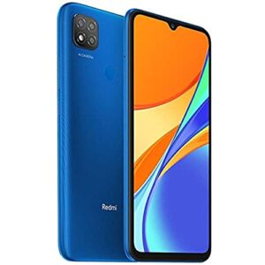 xiaomi redmi 9c smartphone, 3 gb + 64 gb, 6.53 "hd + dot drop display 5000mah (typ), con sblocco faccial ai, 13 mp, tripla fotocamera, blu (twilight blue)