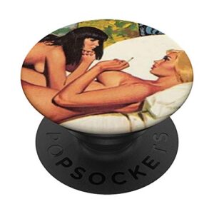 sexy naked lesbians pin up girl nude lesbian lovers popsockets popgrip: swappable grip for phones & tablets