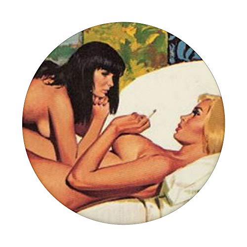 Sexy Naked Lesbians Pin Up Girl Nude Lesbian Lovers PopSockets PopGrip: Swappable Grip for Phones & Tablets