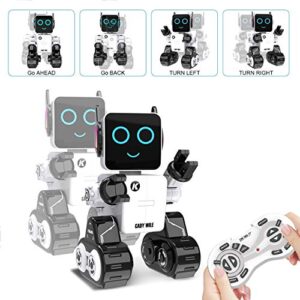 Robot Toy for Kids, Intelligent Interactive Remote Control Robot with Built-in Piggy Bank Educational Robotic Kit Walks Sings and Dance for Boys and Girls Birthday