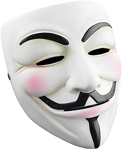 V for Vendetta Mask, Halloween Masks - Guy Masks for Kids Costume