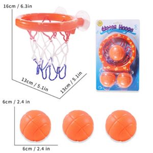 KXT Baby Bath Toys, Basketball Toy with Suction Cup, Bath Toy for Toddler, Toy for Boys & Girls 3 Months and up, Perfect Baby Toy for Gift