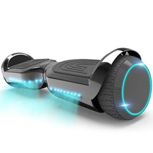 hoverboard all-new mode- hs2.1 two-wheel self balancing scooter with flashing blue wheel lights and wireless bluetooth speaker