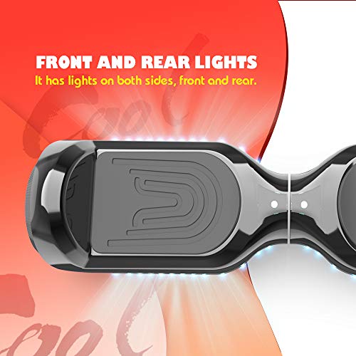Hoverboard All-New Mode- HS2.1 Two-Wheel Self Balancing Scooter with Flashing Blue Wheel Lights and Wireless Bluetooth Speaker