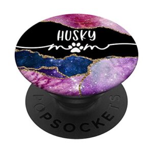 siberian husky mom aesthetic graphic popsockets swappable popgrip