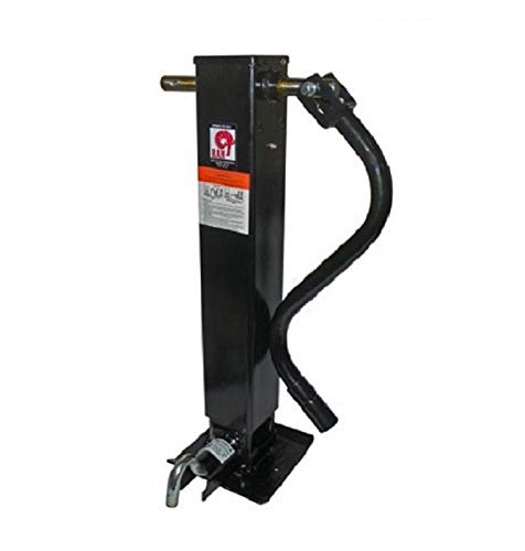 12K Drop Leg Trailer Jack w/Handle & Front Pull Pin Farmer Bob's Parts TJD-12000SP-F2NH - TJD12000HD