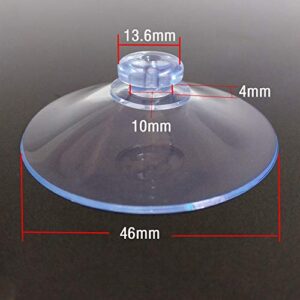 E-outstanding Suction Cup 25PCS 45mm Transparent PVC Plastic Sucker Pads