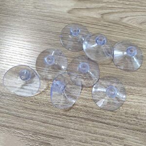 E-outstanding Suction Cup 25PCS 45mm Transparent PVC Plastic Sucker Pads