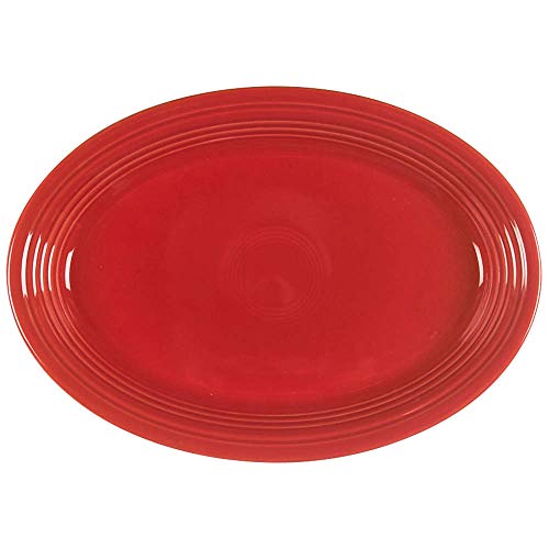 Homer Laughlin Fiesta Scarlet 13" Oval Serving Platter