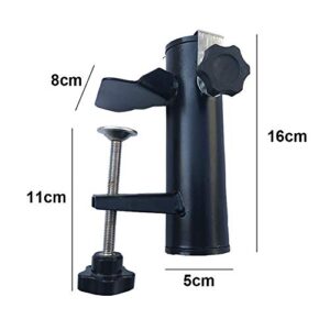 ZHANGLI Umbrella Holder Fixed Clip - Universal Home Balcony Patio Parasol Chair Clamp Beach Courtyard Garden Portable Mount Rainy Day Sunny Day