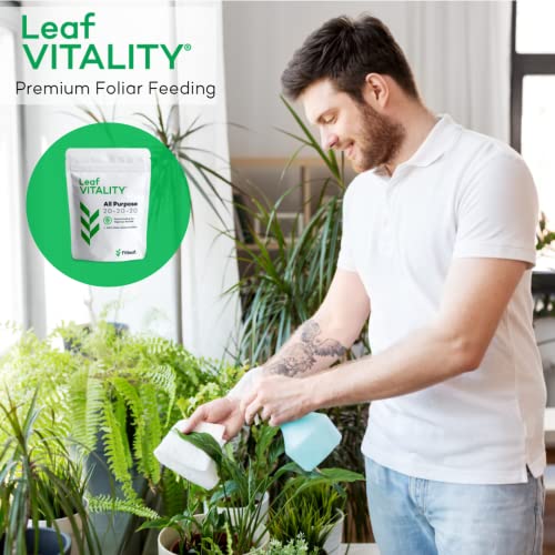 Fitleaf Leaf Vitality All Purpose 20-20-20 (3.52 oz) – Premium Foliar Feed Water Soluble Fertilizer to Spray for All Plants – Promotes Biomass Growth and Vibrant Leaf Color, Complete Plant Nutrition with Amino Acids (3.53 oz)