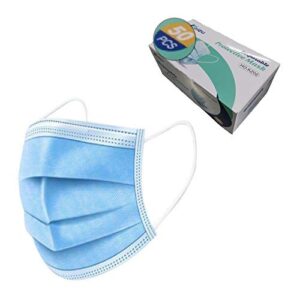 premium medical grade disposable face masks 3-ply 3-layer (50 masks per box)