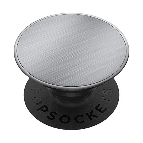 Vogue-Metal-Silver PopSockets PopGrip: Swappable Grip for Phones & Tablets