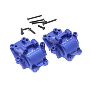 coda racing 2pcs alloy front&rear differential housing for traxxas 1/18 latrax teton desert prerunner rally sst -replaces part 7530