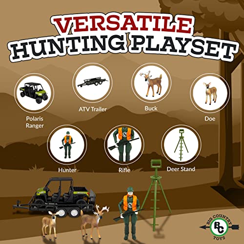 Big Country Toys Large Hunting Playset - Hunting Toys for 3 Year Old Boys & Girls and Up