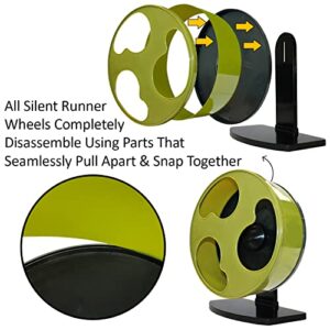 Silent Runner 12" Wide + Cage Attachment (NO Stand) - Silent, Fast, Durable Exercise Wheel - Sugar Gliders, Degus, Rats, Hedgehogs, Prairie Dogs & Small Pets