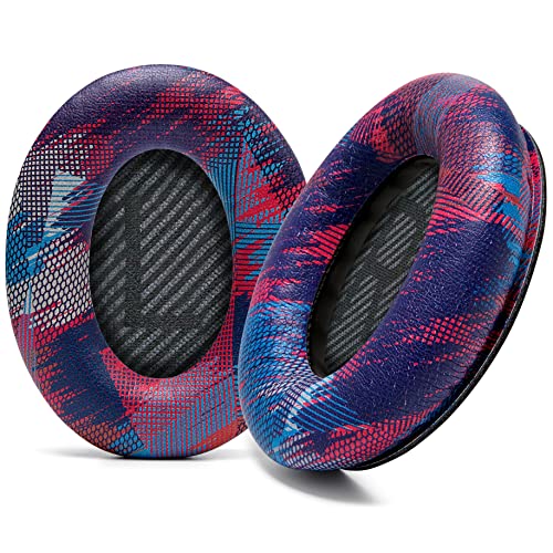 WC Wicked Cushions Replacement Ear Pads Compatible with Bose QuietComfort 35 (QC35) & QuietComfort 35ii (QC35ii) Headphones & More - Improved Comfort & Durability | (Speed Racer)