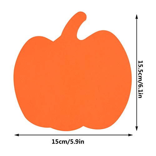 50pcs Foam Halloween Pumpkins Halloween Crafts Kit Foam DIY Pumpkin Decorating Pumpkin Shaped Foam Large Halloween Foam Pumpkin Craft Kit for Halloween Kids DIY Crafts Party Decorations,6inch