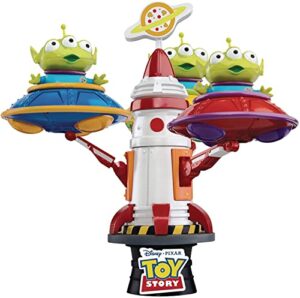 beast kingdom toy story: alien spin ufo ds-052dx d-stage statue, multicolor